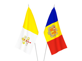 Andorra and Vatican flags
