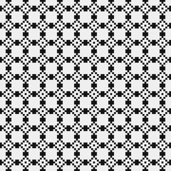 Abstract Cross Pattern Dots Logo generative computational art illustration