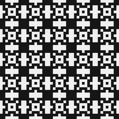 Fototapeta premium Abstract Cross Pattern Dots Logo generative computational art illustration