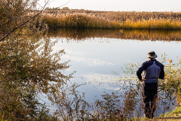 Fishing on the lake