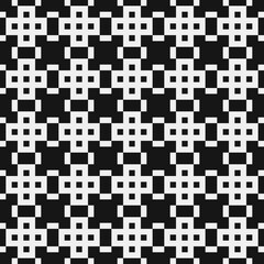 Fototapeta premium Abstract Cross Pattern Dots Logo generative computational art illustration