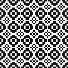 Fototapeta premium Abstract Cross Pattern Dots Logo generative computational art illustration