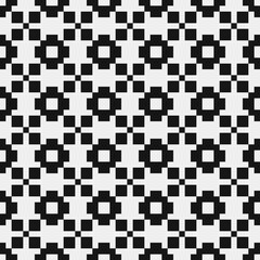 Fototapeta premium Abstract Cross Pattern Dots Logo generative computational art illustration