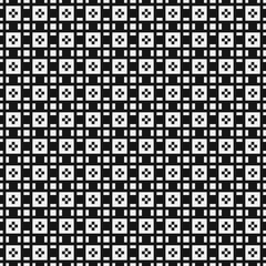 Fototapeta premium Abstract Cross Pattern Dots Logo generative computational art illustration