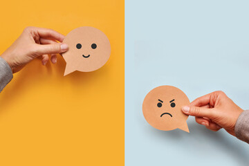 Positive and negative emotions in life