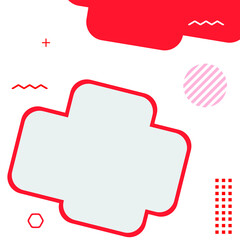 Modern promotion square web banner social media for ads mobile apps