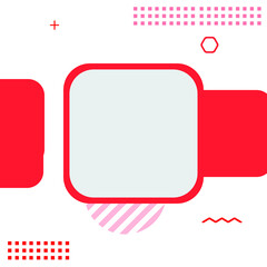 Modern promotion square web banner social media for ads mobile apps