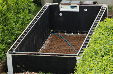 Construction d'une piscine modulaire