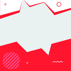 Social media post background, banner promotion template for ads