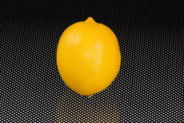 lemon on black