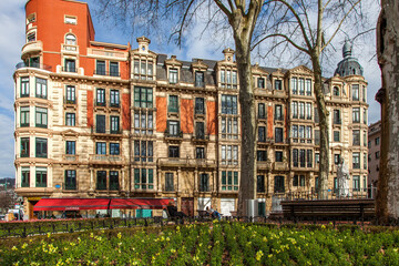 Paisaje urbano del centro de Bilbao