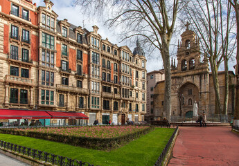 Paisaje urbano del centro de Bilbao