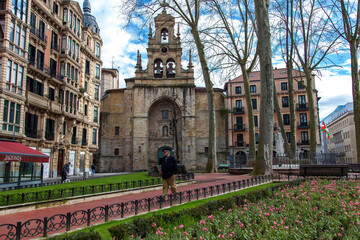 Paisaje urbano del centro de Bilbao