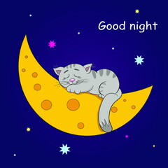 The cat that sleeps on the moon