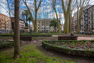 Paisaje urbano del centro de Bilbao