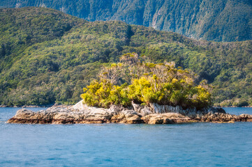 The adventure cruise on a day trip to Doubtful Sound takes you to this wild and remote location that can only be reached by water across Lake Manapouri in Fiordland National Park, New Zealand.