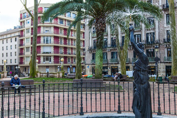 Paisaje urbano del centro de Bilbao