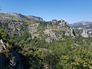 view of the mountains