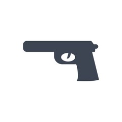 Weapon pistol icon