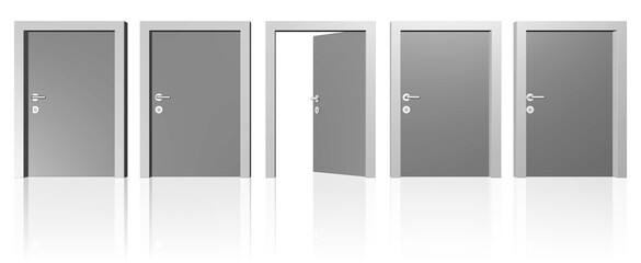 viele T&uuml;ren - den richtigen Weg w&auml;hlen