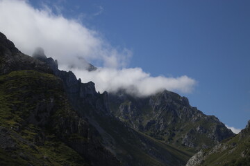 Mountainous landscape in Cantabria, Spain