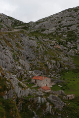 Mountainous landscape in Cantabria, Spain