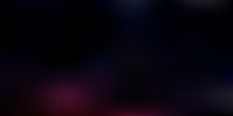 Dark pink, yellow vector blur drawing.