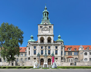 Fototapeta premium The building of the Bavarian National Museum in Munich, Germany