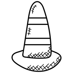 
Traffic cones used as traffic hazards to avoid dangers
