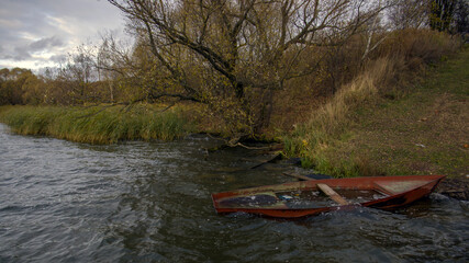 fishing in the river