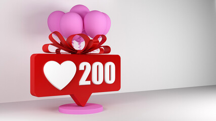 gift concept 200 likes