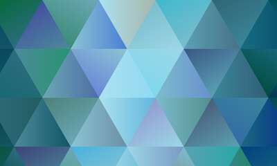 Nice aqua polygonal background, digitally created