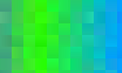 Beautiful Green and light blue polygonal background, digitally created