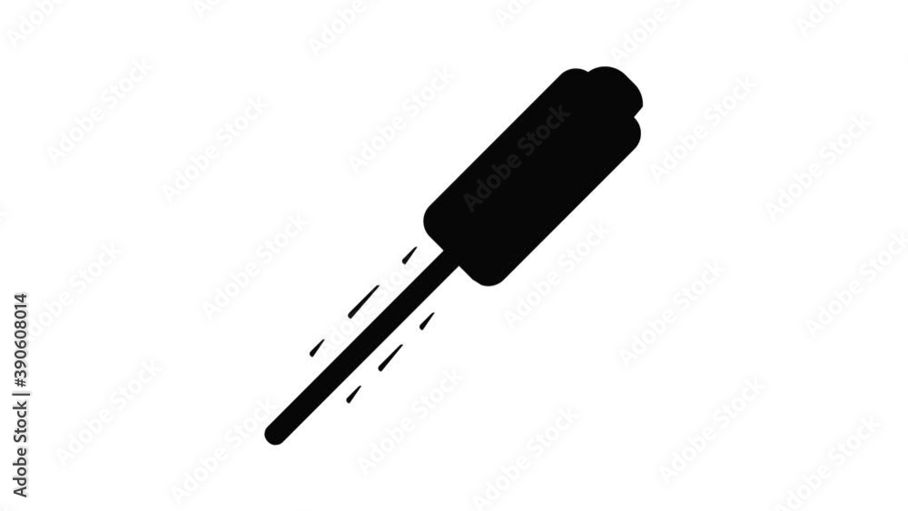 Poster thermometer icon animation. motion set of best icons and then each objects is shown separately