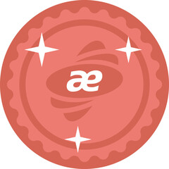 
physical coin Aeon (AEON), digital cryptocurrency (AEON)
