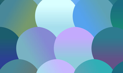 Nice aqua circles background, digitally created