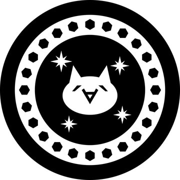 
A solid icon design of MonaCoin cryptocurrency (NEU)
