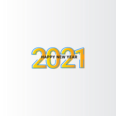 Happy 2021 new year Vector Design For Banner Print and Greeting Background