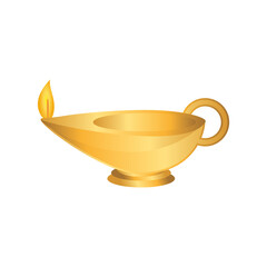 hanukkah, light flame celebration culture flat icon