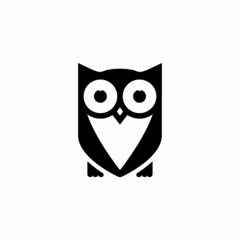 two owls on white background owl icon simple designs 