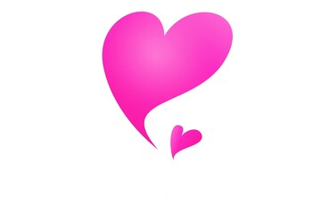 pink heart shaped balloon