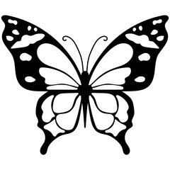 
Flat icon design of a butterfly
