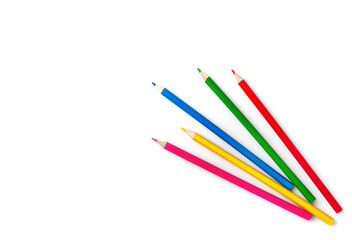 Various multi colored pencils