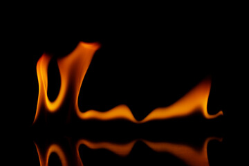 Fire flames
