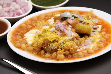 Ragda pattice -Aloo tikki or Potato Cutlet or Patties is a popular Indian street food made with...