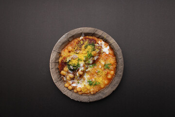 Ragda pattice -Aloo tikki or Potato Cutlet or Patties is a popular Indian street food made with boiled potatoes, spices and herbs served with tamrind chutney and peas curry.