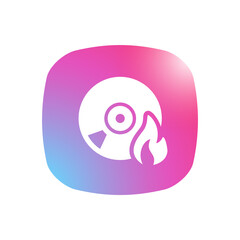 Burn Disk - Mobile App Icon