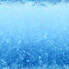 Obraz premium Seamless texture of ice. Frosty background.