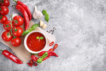 Hot spicy chili sauce