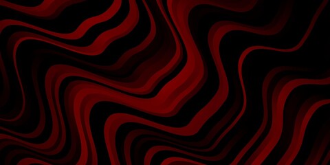 Dark Red vector background with lines.